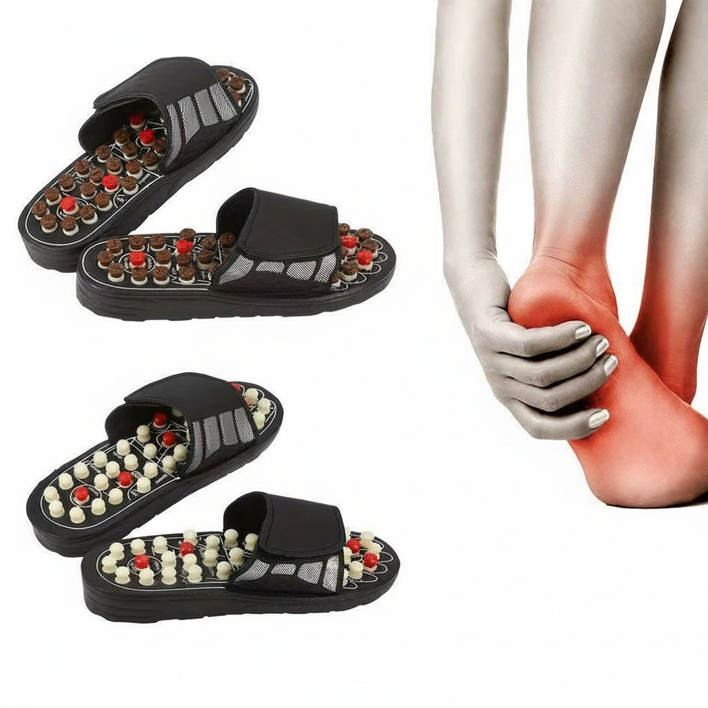 Revitalize Your Feet with Acupuncture Therapy Foot Massage Slippers - Perfect for Reflexology and Ultimate Foot Care
