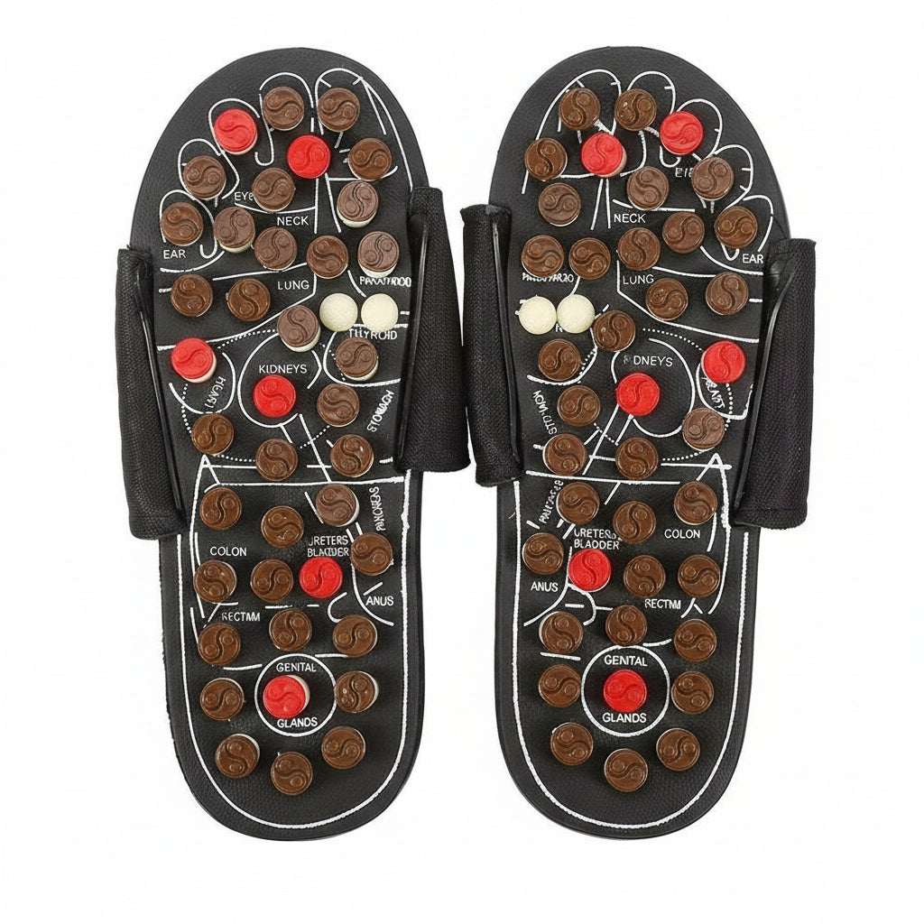 Revitalize Your Feet with Acupuncture Therapy Foot Massage Slippers - Perfect for Reflexology and Ultimate Foot Care